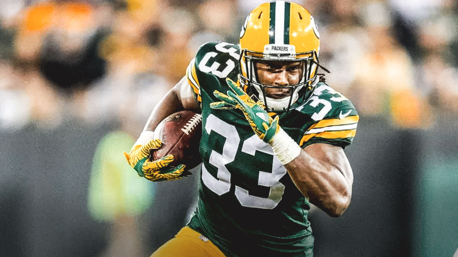 Aaron Jones, a famous running back for Green Bay Packers