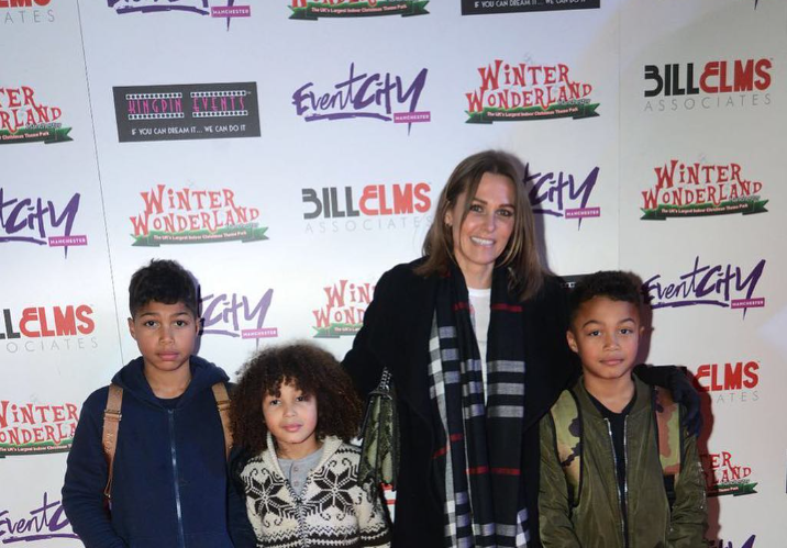 Judy Littler with her kids