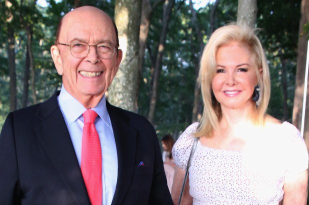 Hilary Geary Ross and Wilbur Ross