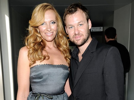 Toni Collette with her husband, Dave Galafassi
