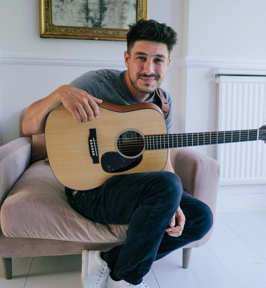 Singer and songwrtier, Marcus Mumford