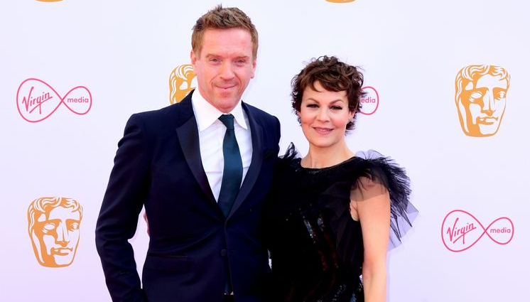 Damian Lewis and his wife, Helen McCrory