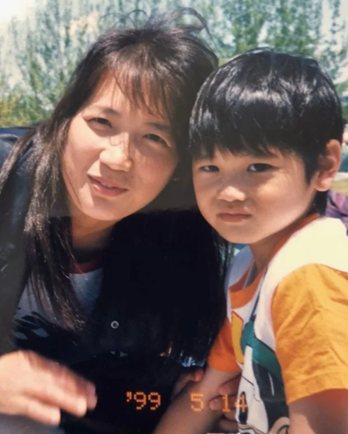 Shohei Ohtani and his mother, Kayoko Otani