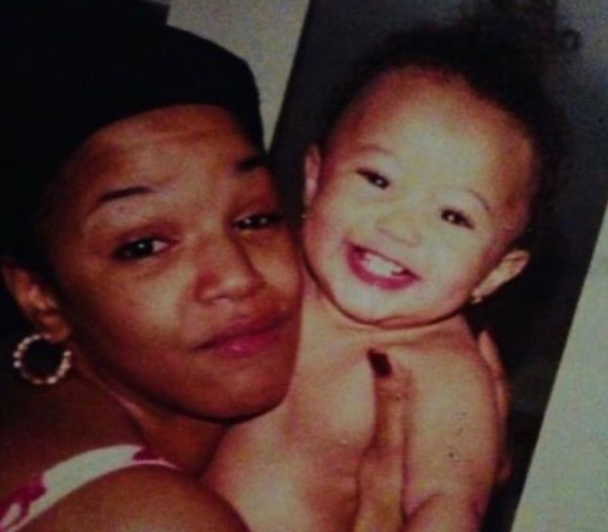 Coi Leray with her mom
