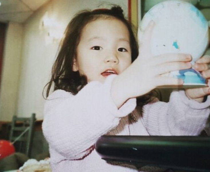 Childhood Picture of Lydia Ko