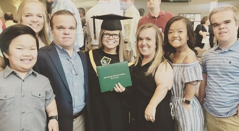 Anna Johnston graduated from her high school in May 2019