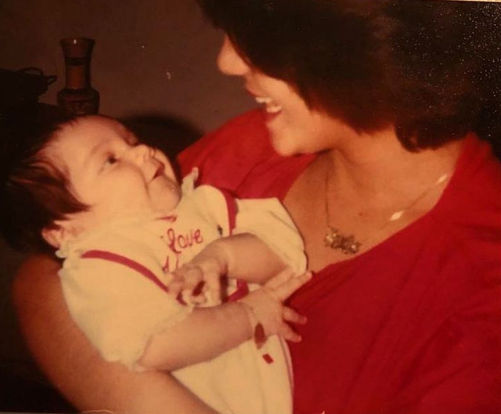 Janette Manrara Childhood Picture Holding By Her Mom