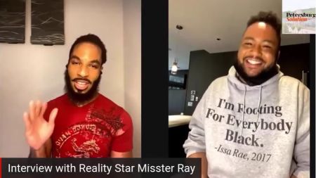JaVonni Brustow interviewing the Reality star Misster Ray