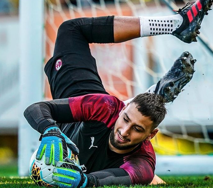 Gianluigi Donnarumma trained at the soccer academy of Napoli until the age of 14