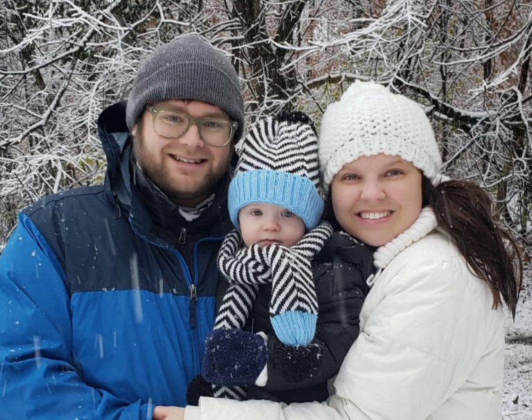 Amy Duggar with her husband, Dillon King and their son, Daxton Ryan King