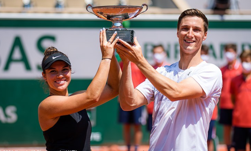 Desirae Krawczyk and Joe Salisbury won the mixed-doubles tournament at the 2021 French Open, her first Grand Slam title
