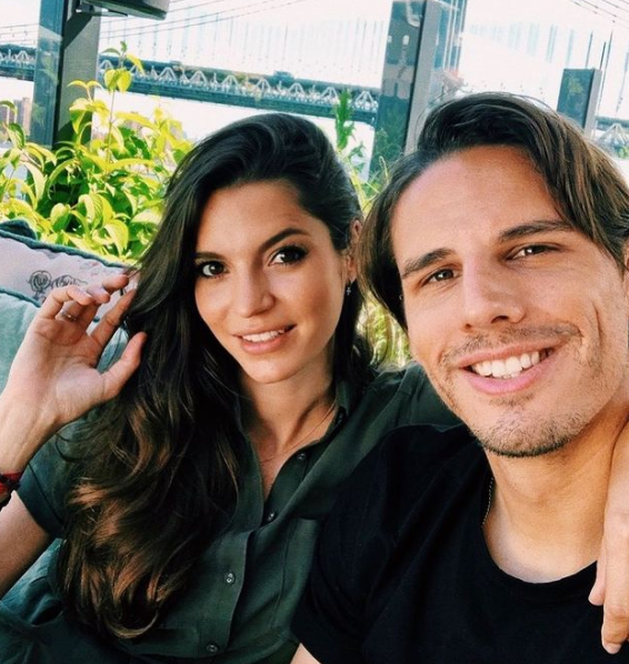 Yann Sommer with his wife, Alina Sommer