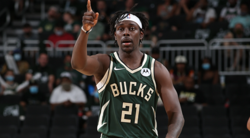 Jrue Holiday is playing for Milwaukee Bucks of the National Basketball Association