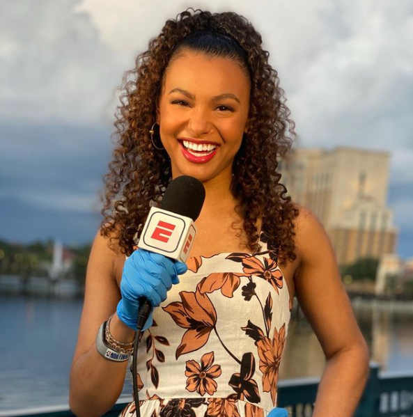 Malika Andrews, American sports journalist and reporter