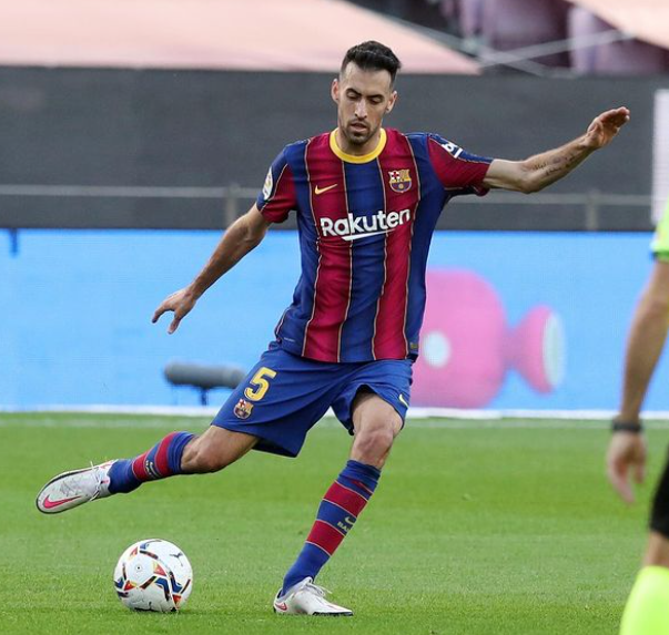 Sergio Busquets is currently playing for Barcelona
