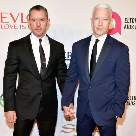 Benjamin Maisani with his ex-boyfriend Anderson Cooper