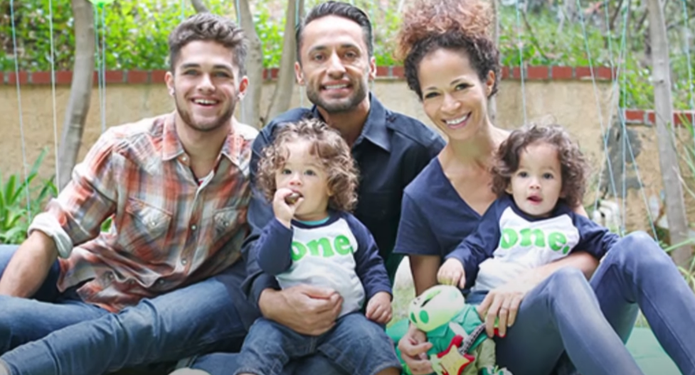 Sherri Saum with her family and sons