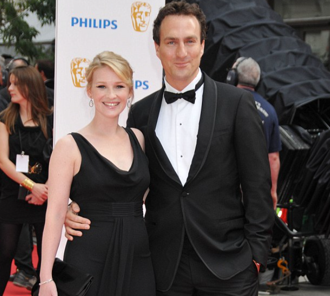 Joanna Page and her husband, James Thornton