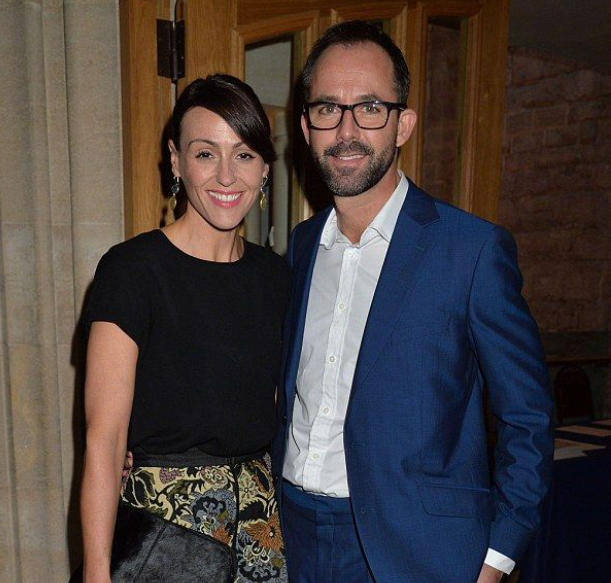 Suranne Jones and her husband, Laurence Akers