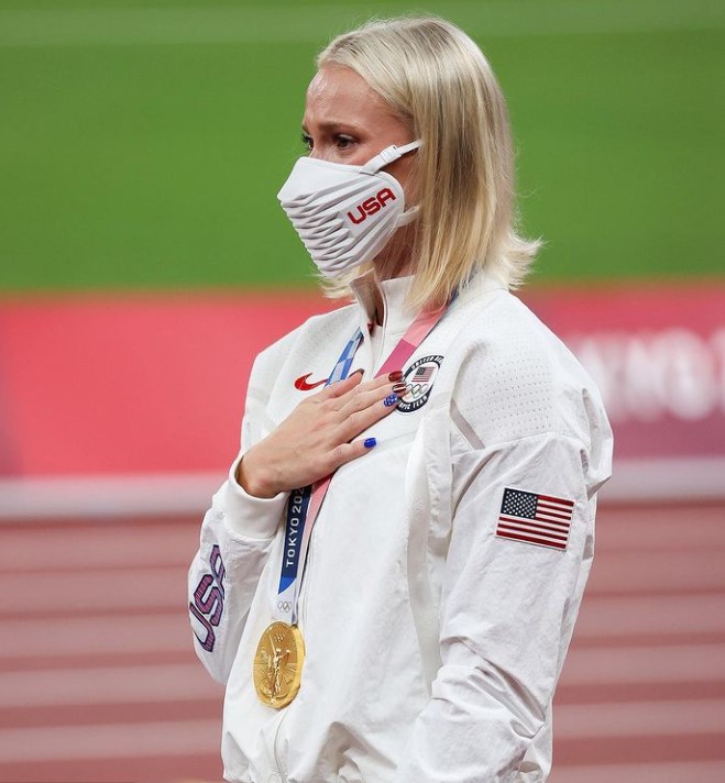 Katie Nageotte gold medal