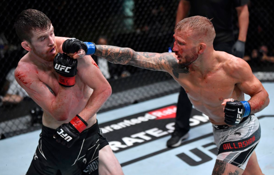 Cory Sandhagen lost to T.J. Dillashaw on 24th July 2021