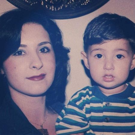  Nikan in his childhood days with his mother.