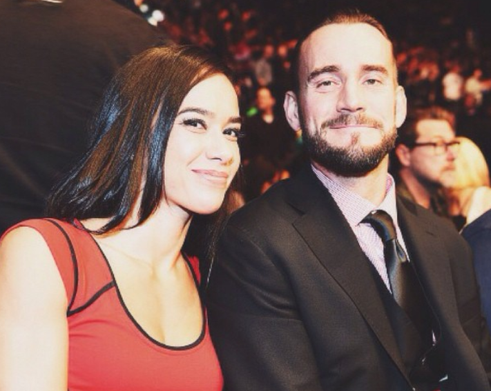CM Punk and his wife, A.J. Lee