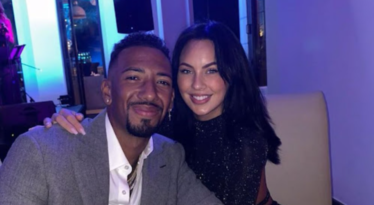 Jerome Boateng and his ex-girlfriend, Kasia Lenhardt