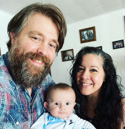 Gina Brillon with her husband Jeremy Oren and their son, Jayden Gabriel Oren