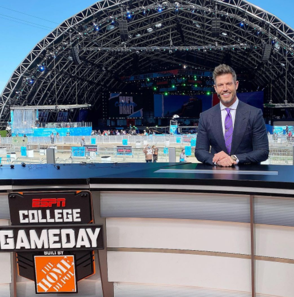 Jesse Palmer is a game analyst on ESPN Thursday Night College football games
