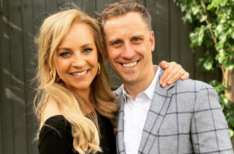 Carrie Bickmore and her partner, Chris Walker