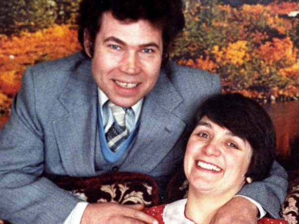 Fred West and his second wife, Rosemary West
