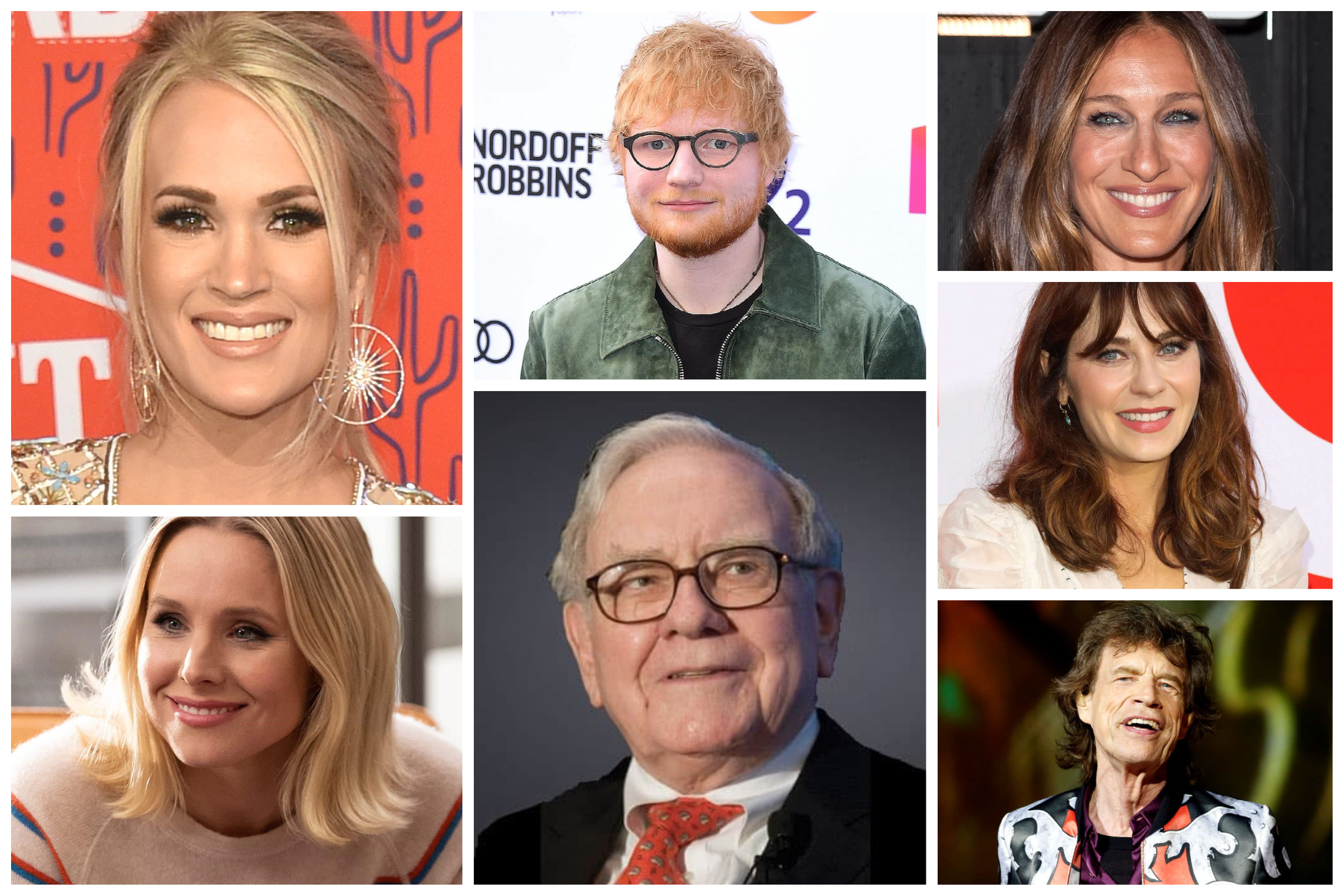Top 7 Celebrities with the most common life