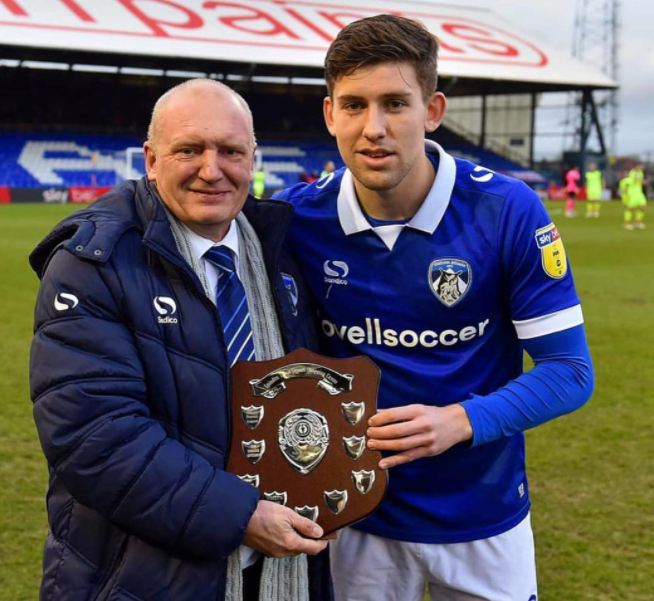 Callum Lang was named player of the month