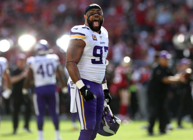 Everson Griffen was selected by the Vikings in the fourth round of the 2010 NFL Draft
