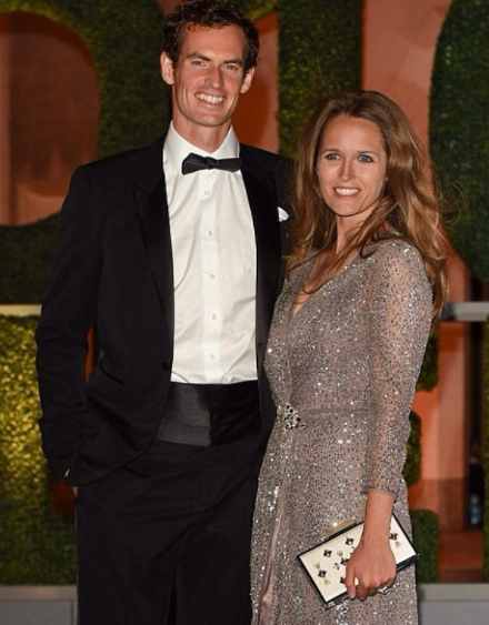 Kim Sears and her husband, Andy Murray