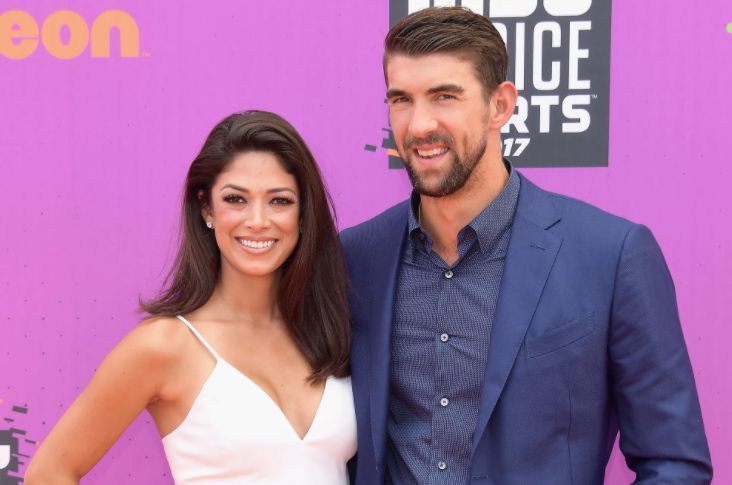 Michael Phelps and his wife, Nicole Johnson