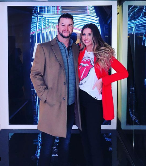 A.J. McCarron and his wife