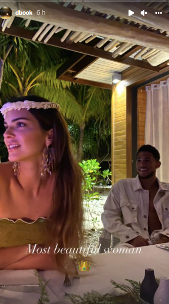 Devin Booker called Jenner 'most beautiful woma'