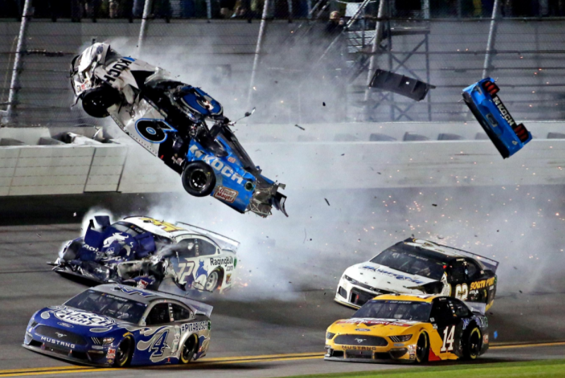 NASCAR driver Ryan Newman was hospitalized and left in a serious condition following a devastating wreck during the final lap of the Daytona 500
