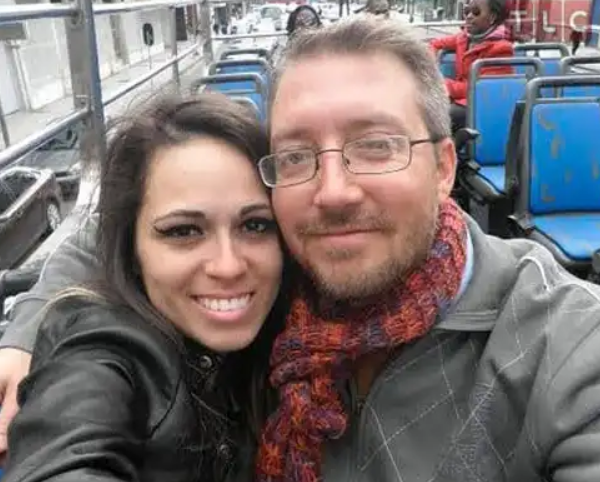 Jason Hitch with his wife, Cassia