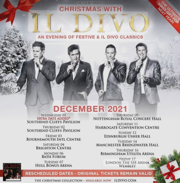 The group had to postpone their UK Christmas tour. following the death of Carlos Marin