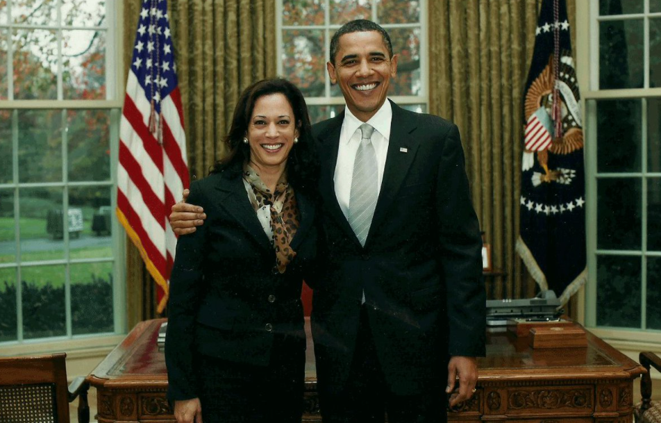 Kamala Harris and Barack Obama