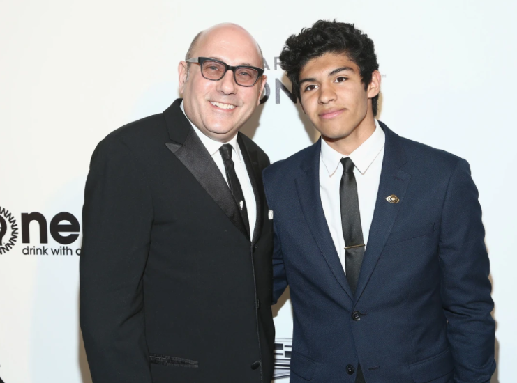 Willie Garson and his adopted son, Nathen