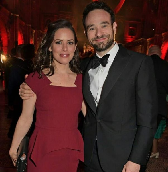 Charlie Cox and his wife