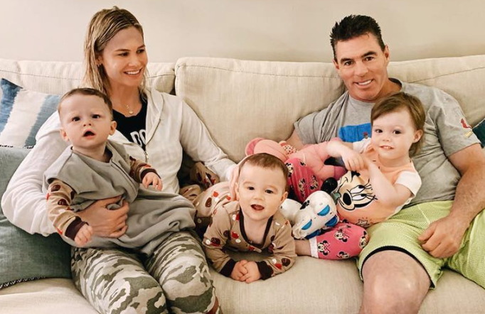 Meghan King with her ex-husband, Jim Edmonds and their kids