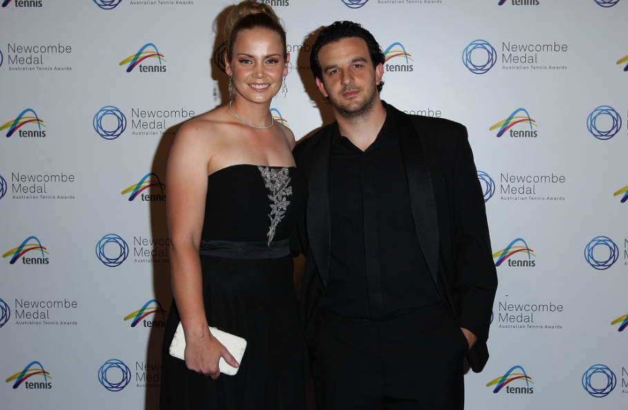 Jelena Dokic and her boyfriend, Tin Bikic