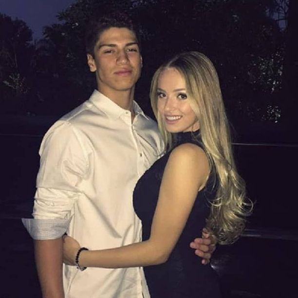 Matt Corral and his ex-girlfriend Raine Michaels