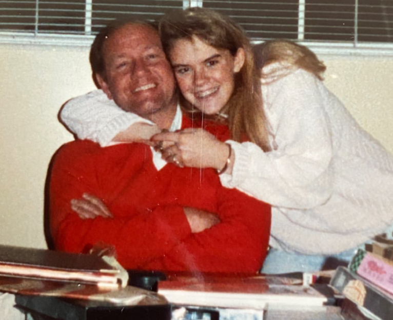 Heather Gay with her dad