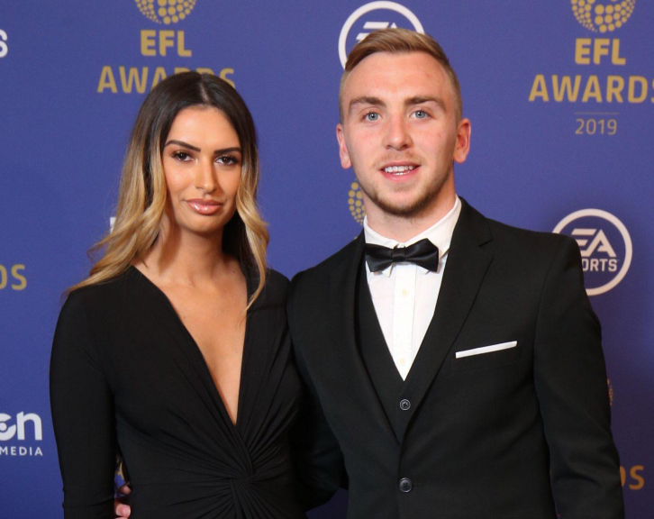 Jarrod Bowen and his girlfriend, Dani Dyer